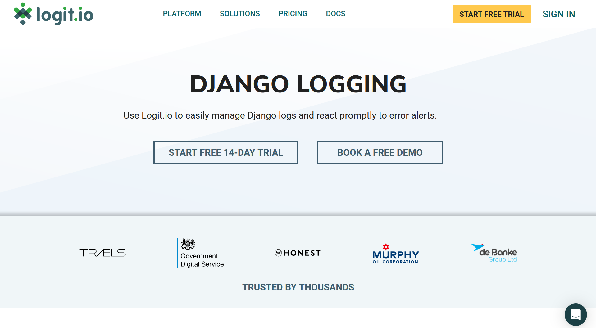 Logt.io - Django Log Analysis