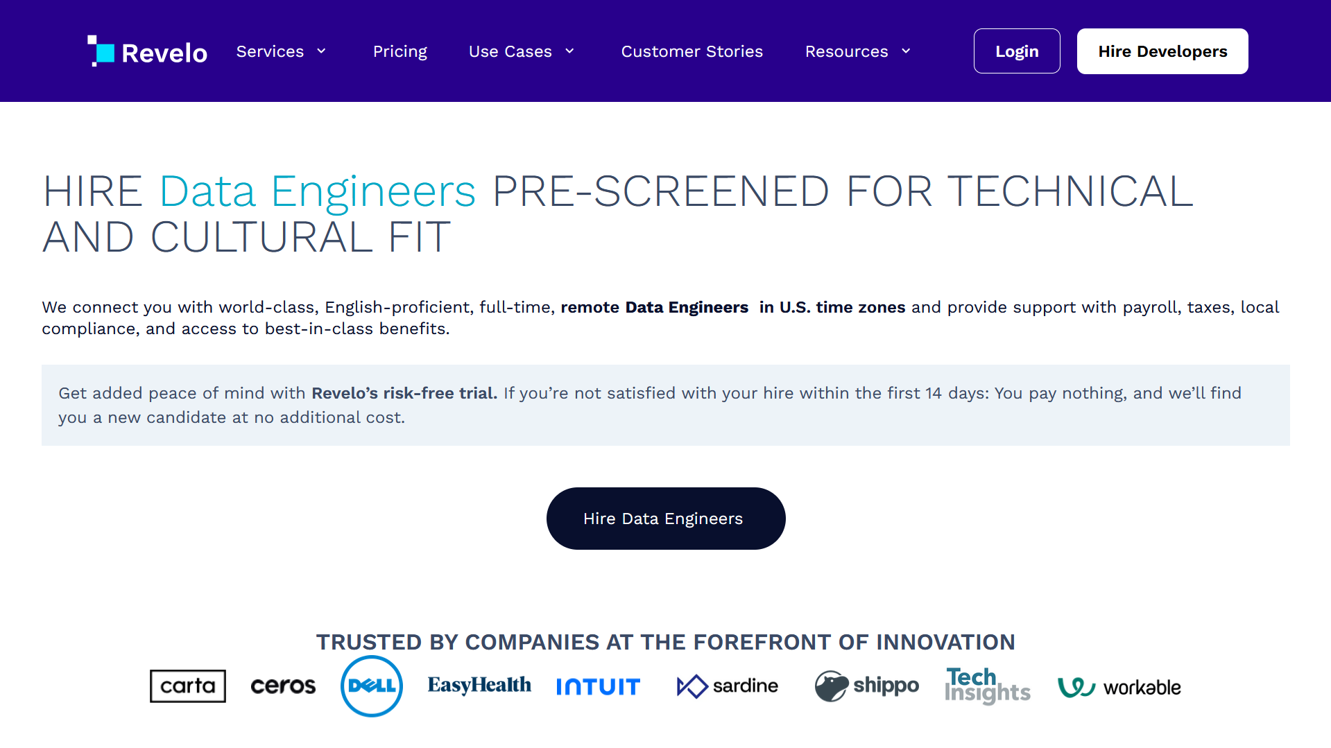 Revelo - Top Remote Data Engineers